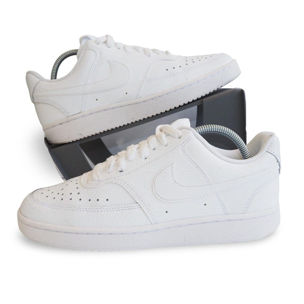 Nike Court Vision Low White Womens 7 Sneakers CD5434-100 Basketball Shoes‎